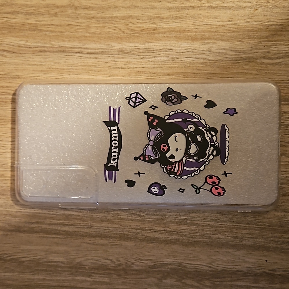 Hello kitty, kuromi clear phone case for samsung s21
